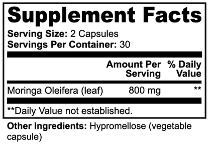 Organic Moringa Capsules